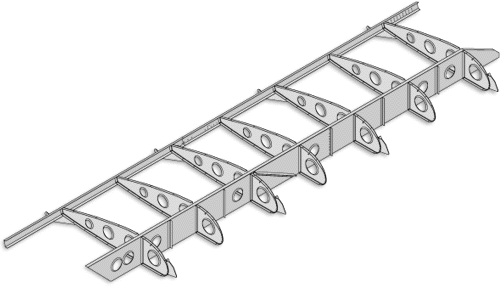 Internal Structure STOL CH 801 right wing assembly