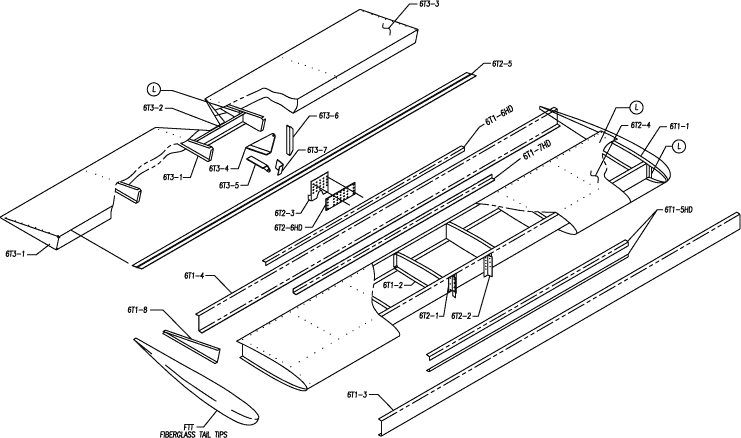 ZODIAC XL - Horizontal Tail Assembly