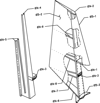 ZODIAC CH 601 Series - Rudder Assembly