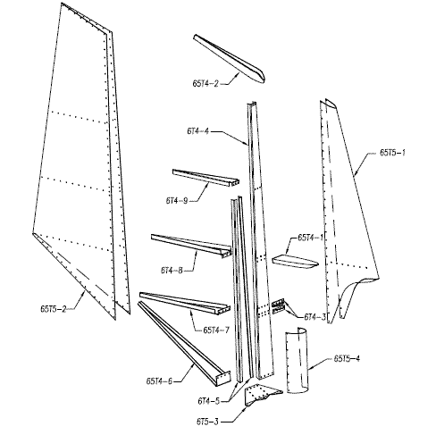 ZODIAC CH 650 - Rudder Assembly