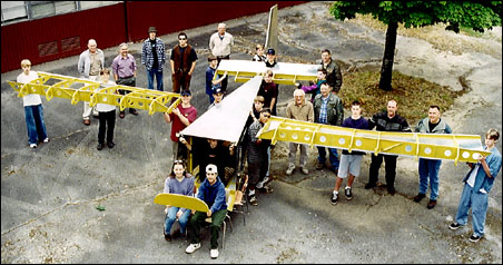 Central Kitsap Junior High School students and mentors 'assemble' the STOL CH 701