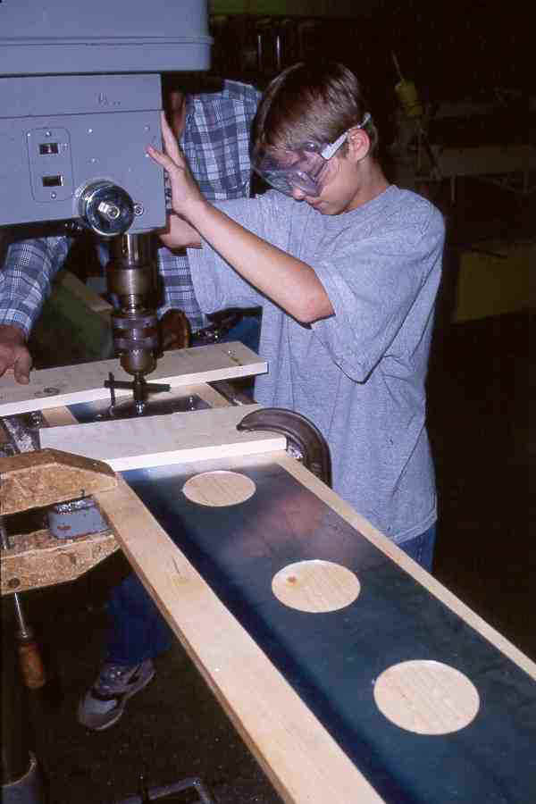 Drilling the STOL CH 701 Wing Spars