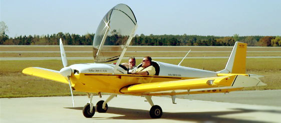 Flight training in the Zodiac.