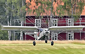 STOL CH 701 landing on grass