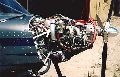 Clarence Wood's Rotax 914 installation