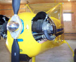 Continental engine installation in a STOL CH 701