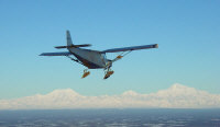 Mt. McKinley in the background...