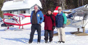 STOL CH 701 on skis in Alaska