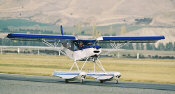 STOL CH 701 on custom amphib floats