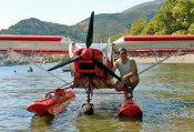 CH701 Amphib on the beaches of Greece