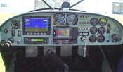 custom instrument panel in a STOL CH 701