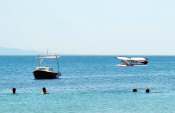 STOL CH 701 on the Adriatic Sea