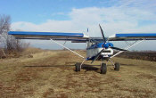 STOL CH 701 on an Iowa farm