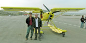 A STOL CH 701 on amphibious floats in Greece