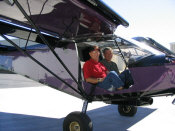 Rick Roberts' purple STOL CH 701