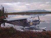 Bob Jones at his fly-in Moose Camp.