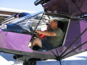 Rick Roberts' purple STOL CH 701