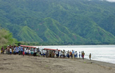 STOL CH 701 on the shores of Lake Malawi