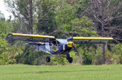 Flying the STOL CH 701 at the "ultralight" field at Sun'n Fun.