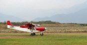 STOL CH 701 operating on grass
