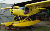 STOL CH 701 on straight floats