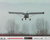 Grass field landing in a STOL CH 701