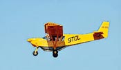 STOL with belly cargo pod
