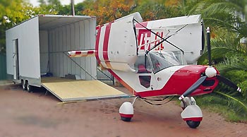 STOL CH 701 - folded wings