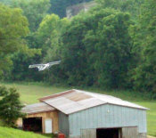 Backyard flying...