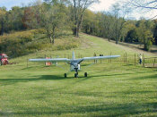 STOL CH 701 on the farm