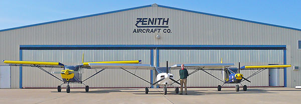 Designer Chris Heintz with the STOL CH 701