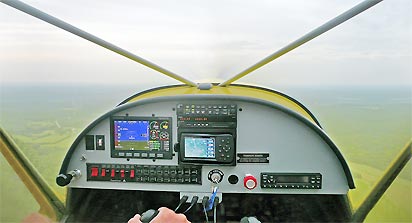 STOL CH 750 instrument panel