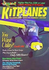 Kitplanes magazine, April 2006