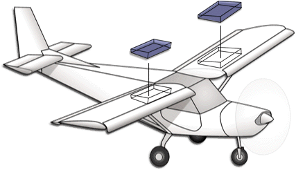 The STOL CH 801's standard dual wing tanks