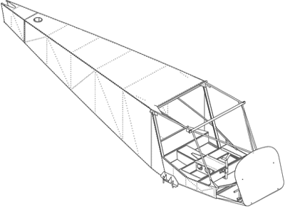 The STOL CH 801 fuselage assembly