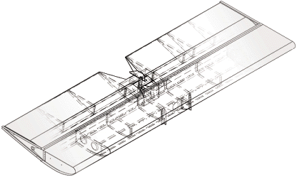 STOL CH 801 horizontal tail assembly