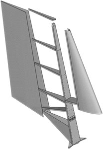 STOL CH 801 Rudder Assembly