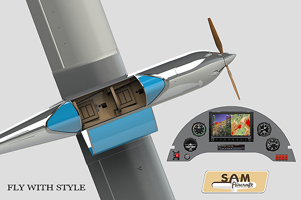 SAM Aircraft - Illustrative purposes only.