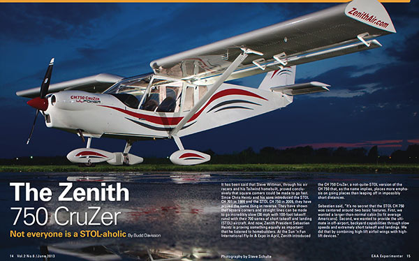 EAA Experimenter magazine