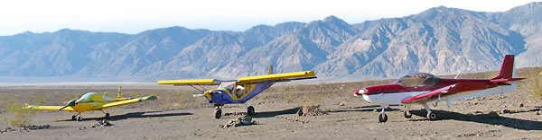 Three Zeniths at the Chicken Strip, Death Valley, California