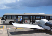 Curbside pick-up at the airport...