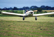 Grass field take-off