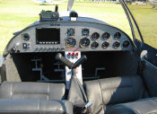 Zodiac cabin and custom instrument panel 