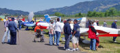 Row of Zodiac aircraft at the Open House 