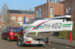 Trailering the Zodiac XL fuselage