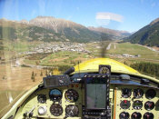 Swiss mountain flying