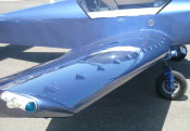 Vortex generators (micro) on a Zodiac CH 601 HD wing