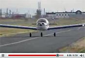 First flight video