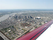 Flight over New Orleans