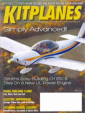 Kitplanes magazine, June 2012